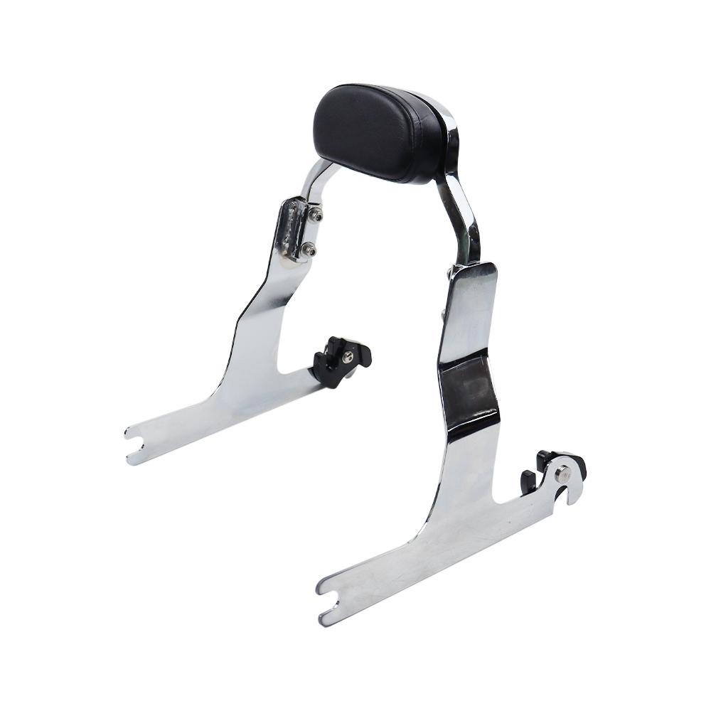Mini Sissy Bar Detachables Passenger Backrest For Harley Softail Fat Boy Custom Cross Bones CVO Convertible Springer Night Train