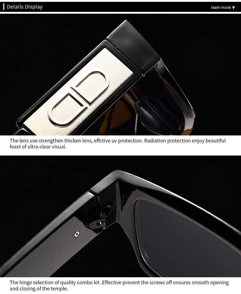 European And American Big-Name Modern Retro Sunglasses High-End Women'S Ins Style Sunglasses Versatile And Trendy 917