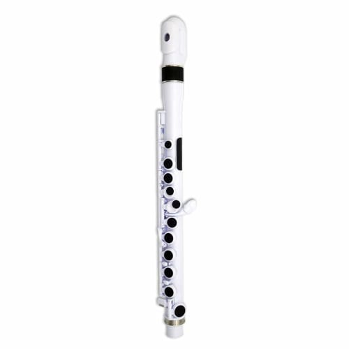 Пластиковая флейта NUVO jFlute 2.0, До, Белая/Черная (Цвет, эксклюзивный для Японии), N220JFWB, Включает Специализированный Полужесткий Чехол