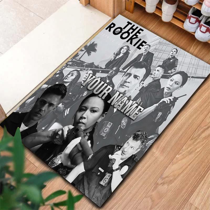 The Rookie Custom Name Carpet Rug For Living Room Bedroom Home Sofa Decoration Kids Play Nonslip Floor Mat