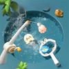 Octopus Bathroom Fishing Toy Pufferfish Fishing Water Toy Children's Fishing Toy  Mischief Gift