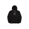 FILA Sweatshirts Unisex Black Hooded Moderate Regular (Unisex) Sweatshirts FS2POE3109X BLK
