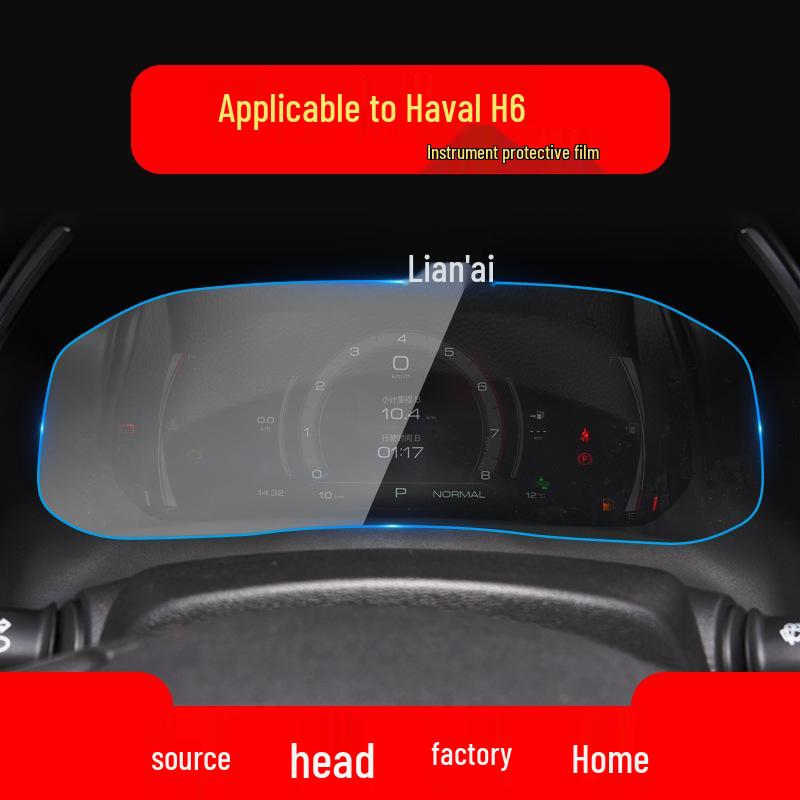 Защитная пленка для экрана навигации и приборной панели Haval H6 2-го и 3-го поколений (H6S Версия Guochao)