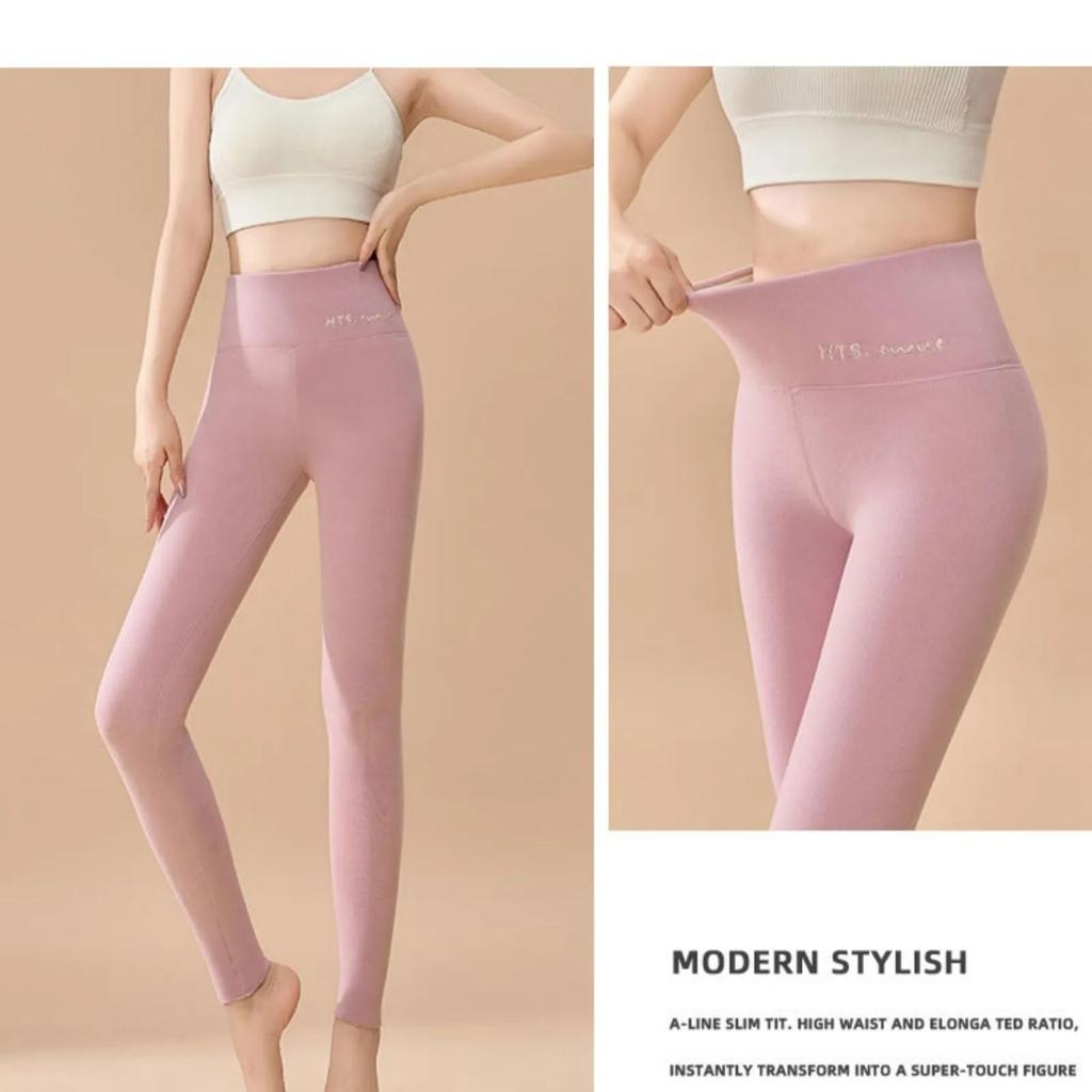 Зимние кашемировые леггинсы женские однотонные теплые леггинсы с высокой талией узкие эластичные брюки большого размера с добавлением бархата и утолщения