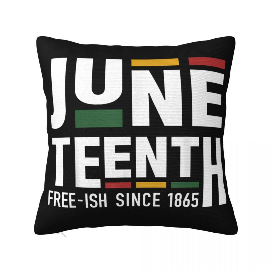 Наволочка 'Сердцебиение Черноты' Juneteenth, Чехол для Подушки из Полиэстера, Декор, История Чернокожих, Африканская Америка, Декоративная Наволочка для Подушки, Постельное Белье