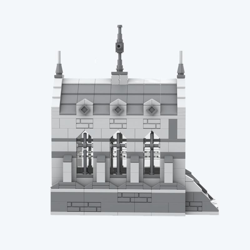 Конструктор Городская Церковь MOC Серия Архитектура Головоломка из Мелких Деталей Строительная Модель Игрушка