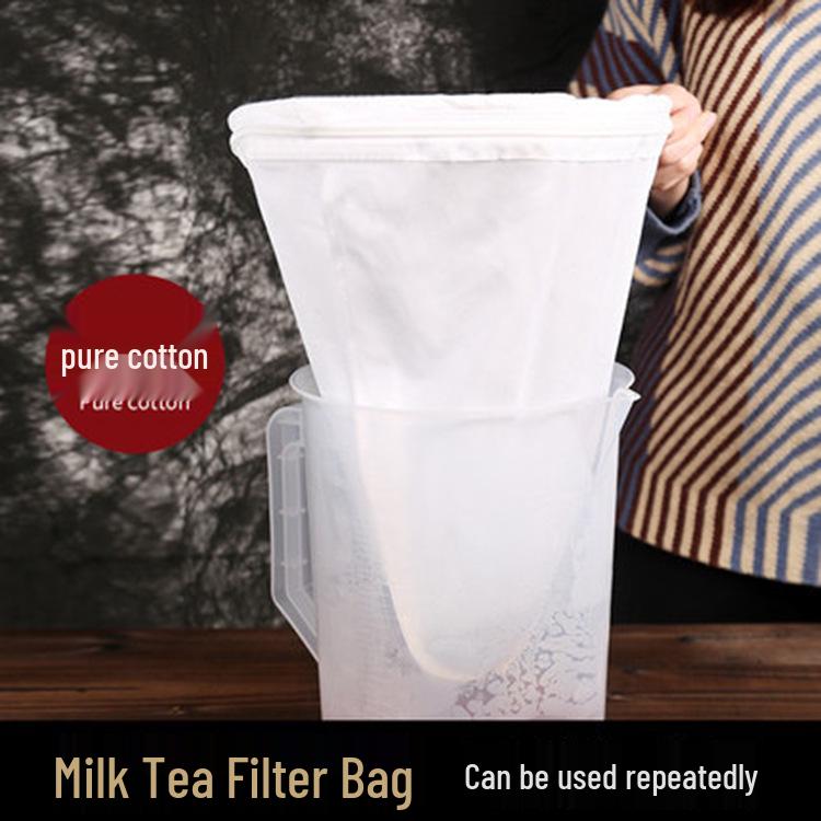 Hong Kong Style Steel Ring Coffee & Milk Tea Filter Bag