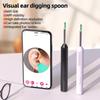 Wireless Smart Visual WiFi Ear Cleaner Otoscope Ear Picker with LED Light Ear Wax Removal Tool Camera Ear Endoscope Ear Wax Remover for Android IOS