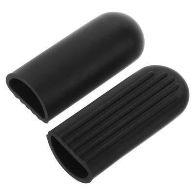 Toyvian Велосипедная подставка Резиновая накладка 2 шт. Резиновый колпачок Накладка на боковую подставку Защита подставки Защита от грязи Легкая установка Подножка для велосипедов