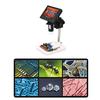 1000X 4.3" LCD Display Portable Microscope 720P LED Digital Magnifier with Holder for Circuit Board