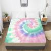 Мода Дом Звездное Небо Цвет Градиентный Цвет 3D Печать Рисунок Простыня Наматрасник Эластичная Резинка Простыня Постельное Белье