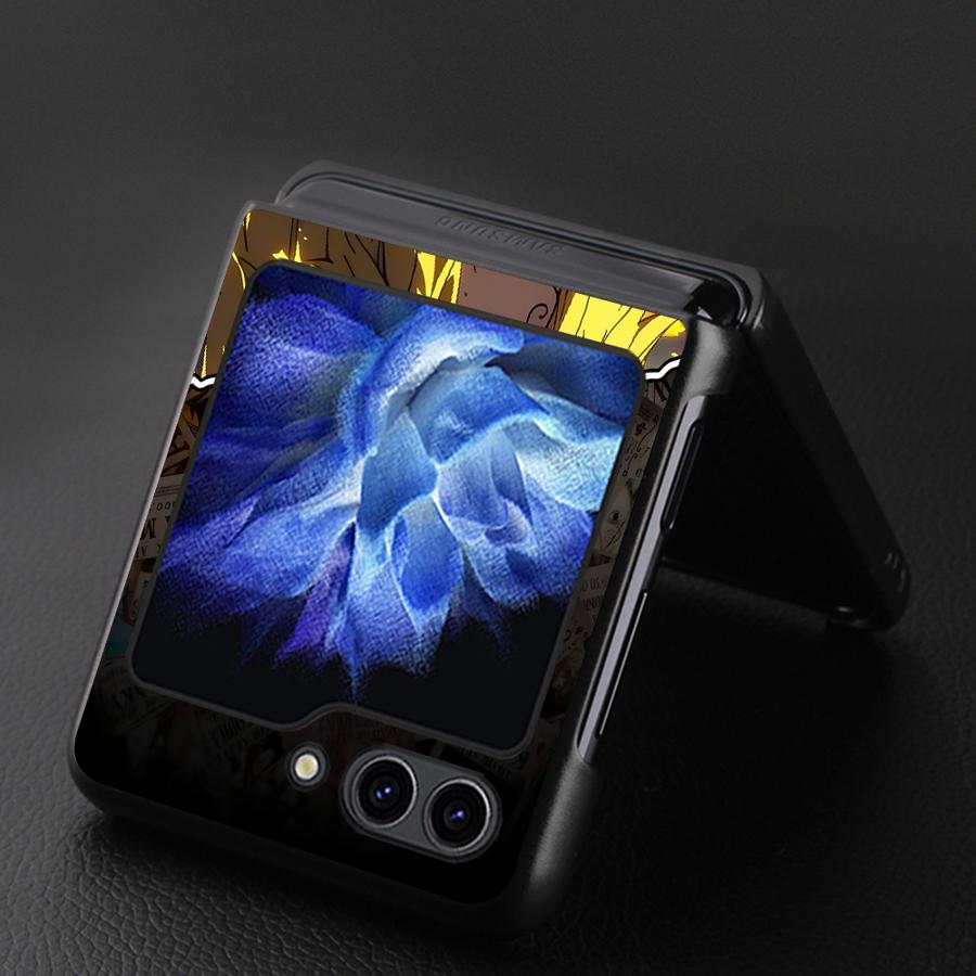 Чехол для Samsung Galaxy Flip4 Z Flip 7 6 5 4 3 Flip7 FE Flip5 Flip3 Flip6 с рисунком из аниме One Piece Задняя крышка для телефона Funda