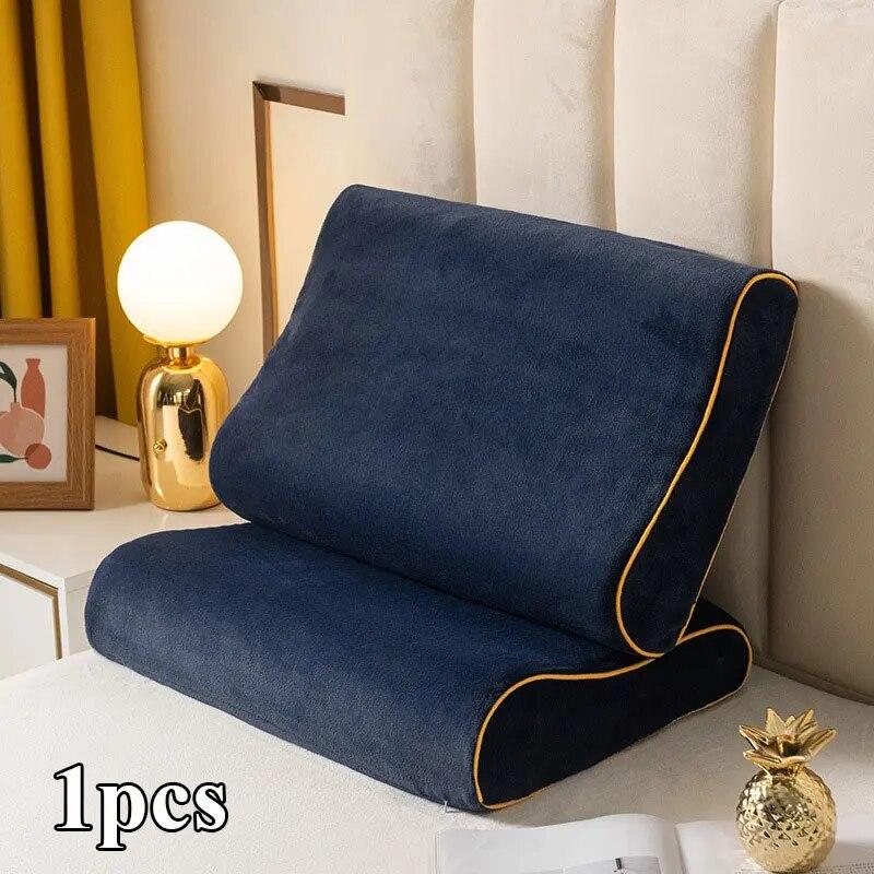 Однотонное постельное белье, мягкая наволочка, наволочка, минималистский стиль, наволочка из хлопкового латекса