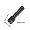 LED Super Bright Torch IPX5 Waterproof Rechargeable Handheld Flashlight Type-C Pocket Flash Light for Camping Hiking Emergencies