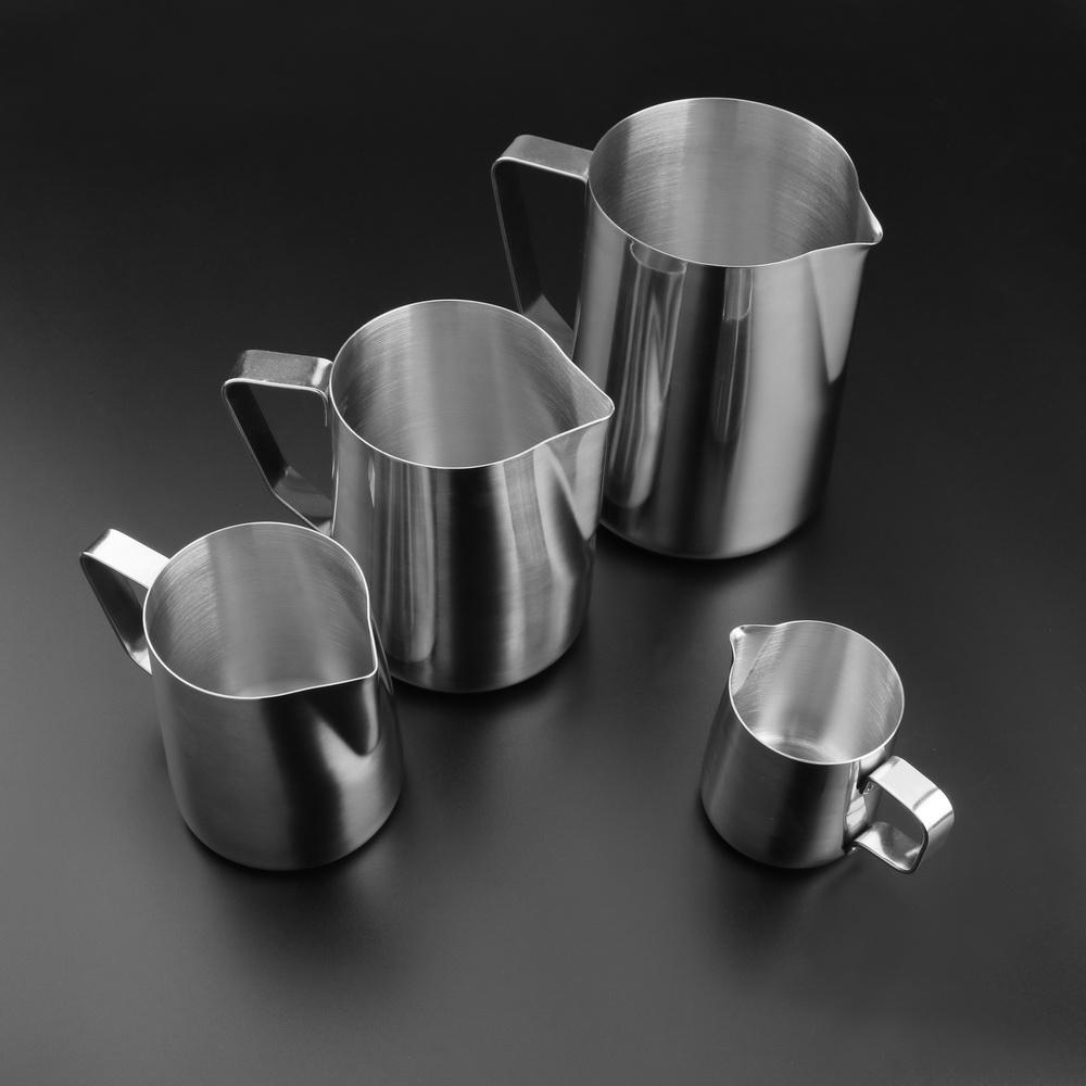 HILIFE Kitchen Tools Coffee Pitcher Barista Craft Coffee Latte Pitcher Stainless Steel Milk Frothing Jug Espresso Pull Flower Cup