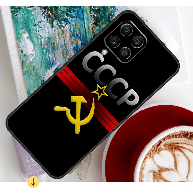 Флаг СССР Советский Союз Чехол Для Samsung Galaxy M54 M23 M20 M32 M52 M56 M16 M36 M34 M14 M35 M55 M15 M11 M31 M13 M53