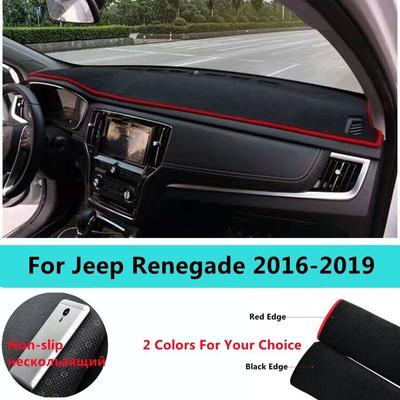 Нескользящий коврик для приборной панели автомобиля, подходящий для Renegade 2016-2017-2018-2019 года