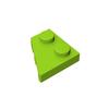 10PCS Puzzle Particle 24299 Wedge Plate 2x2 Building Blocks Kit Left Board Bricks DIY Toys Children Kid Gift