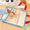 Transparent Test Paper Storage Bag Rabbit File Folder Bag Cartoon File Bag  School Office Supplies