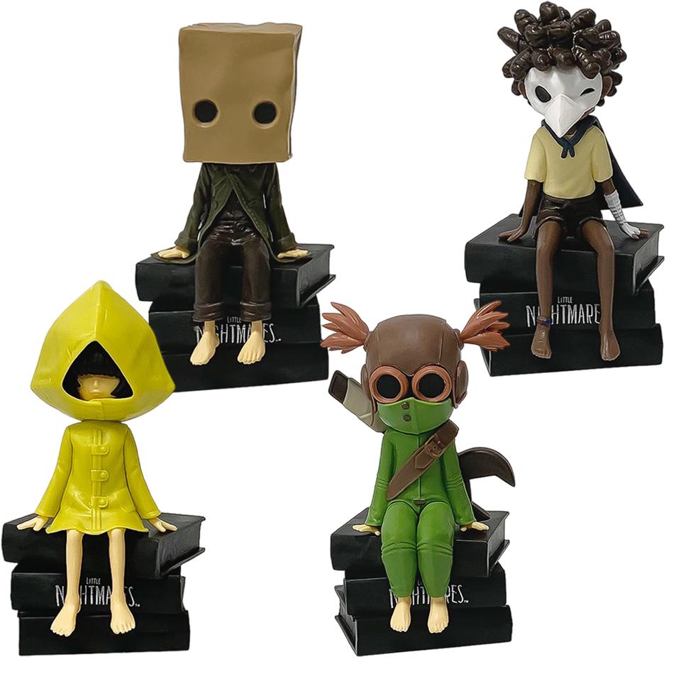 Little Nightmares Фигурка Six/Mono/Leon Желтый дождевик Аниме Игра Фигурка-экшен Коллекционная модель Игрушка ПВХ Экшен Для подарков взрослым