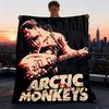 1 шт. Плед Arctic Monkeys для улицы, легкий фланелевый плед для путешествий, кемпинга, гостиной, дивана, кресла, мягкий