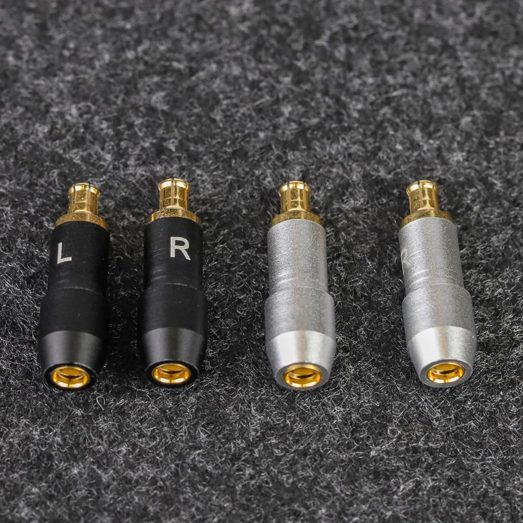 okcsc A2DC to MMCX Conversion Headphone Jack A2DC to MMCX Compatible with Black Connector, Converter, (Male) (Female), Sennheiser, Audio-Technica SR9,