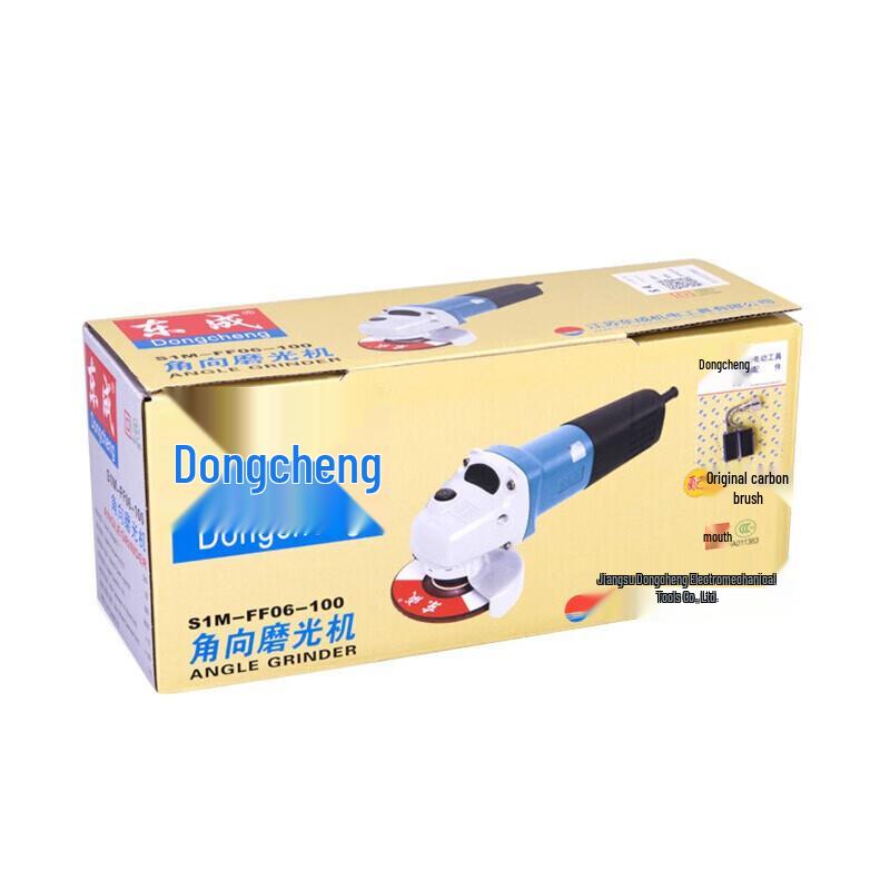 Электрическая угловая шлифмашина Dongcheng, штепсель CN (адаптер в комплекте)