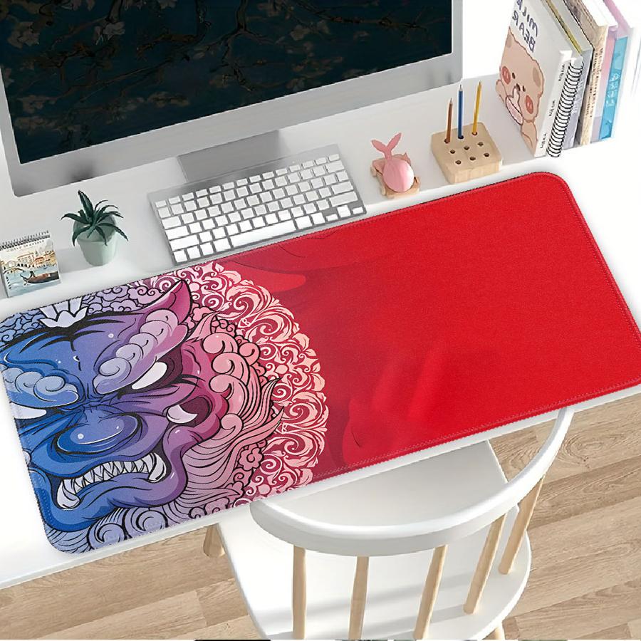 Оверлок Коврик для мыши Клавиатура Коврик для мыши Настольные аксессуары Компьютер Ноутбук Коврик Игровая консоль Коврик офисный Киберспорт Тигр Милый