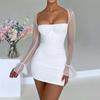 Women's Sexy  Long Sleeve High Waist Hip Dresses