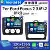 Android Auto Wireless Carplay For Ford Focus 2 3 Mk2 Mk3 2004 2005 2006 2007 2008 - 2011 Car Video Player 2.5D Touch Screen WIFI