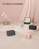 SONGMICS Jewelry Organizer Box, Travel Jewelry Case, 2-Layer Travel Case for Earrings, Necklaces