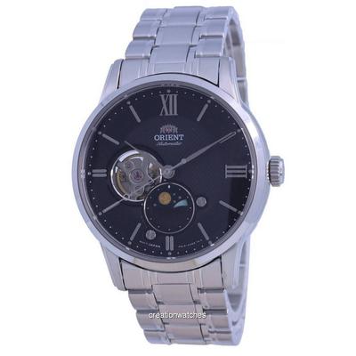 Восстановленные мужские часы Orient Classic Sun & Moon Open Heart Automatic RA-AS0008B10B