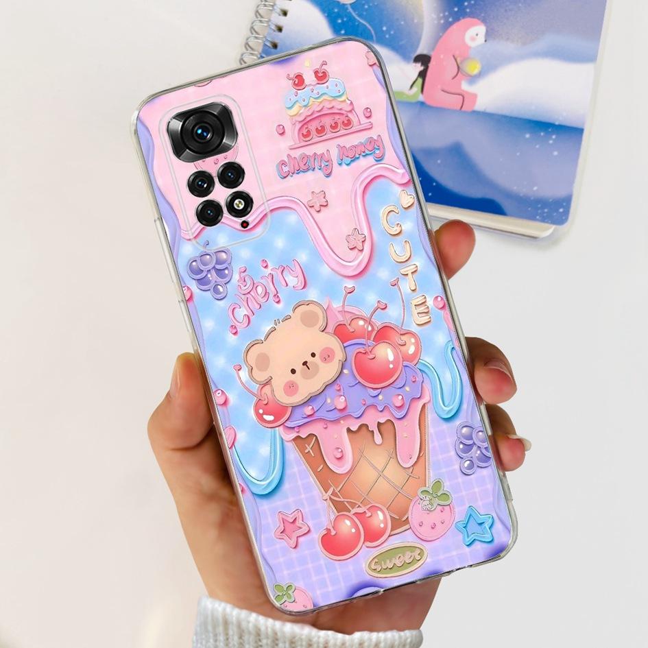 For Xiaomi Redmi Note 11 Case Note 11s Cover Popular Butterfly Dragon Soft Silicone Clear Case For Redmi Note 11S 5G Note11 Capa