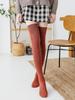 Womens Socks Fleecelined Overtheknee Thick Warm Slimming Thigh Highs For Autumn And Winter