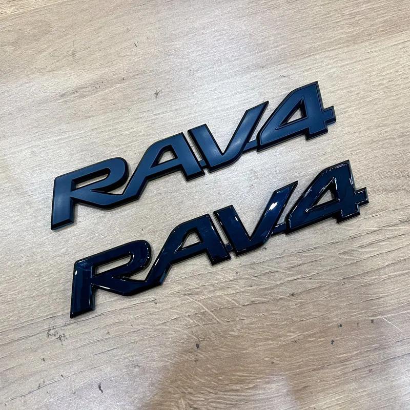 1PC Car trunk suitcase sticker RAV4 car logo is suitable for Toyota RAV4 car Decoration refit parts accessory 3D ABS FV6