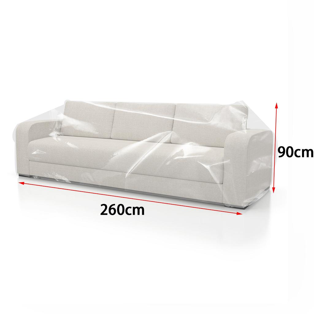 Couch Cover Pet Plastic Cover Transparent Cat Scratch Protector Waterproof Sofa Cover for Protection Against Cat Dog Clawing