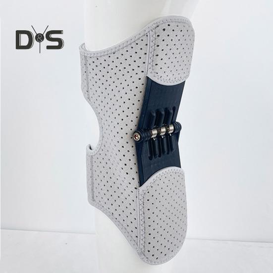 Knee Assistive Device Knee Protection Booster Brace Breathable Joint Support Spring Stabilizer Sports Knee Pads for Running Hiking