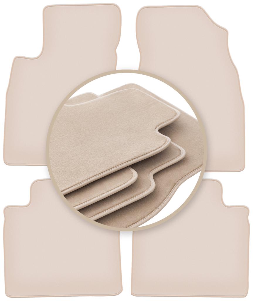 PREMIUM beige floor mats for: Kia Opirus sedan 2002-2011
