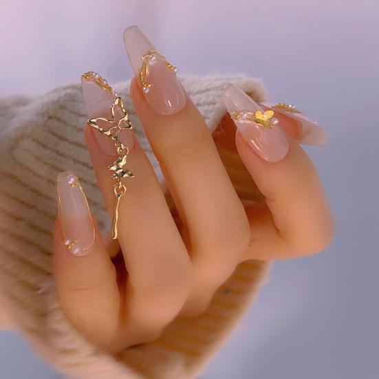 Nail Art 12 Mixed Shining Styles Three-dimensional Decor Sparkling DIY Grids Luxury Manicure Butterfly Ornament