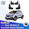 For Opel Mokka X Vauxhall Buick Encore 2013 - Mudflaps Splash Guards Front Rear Set Mud Flaps Mudguards 2014 2015 2016 2017