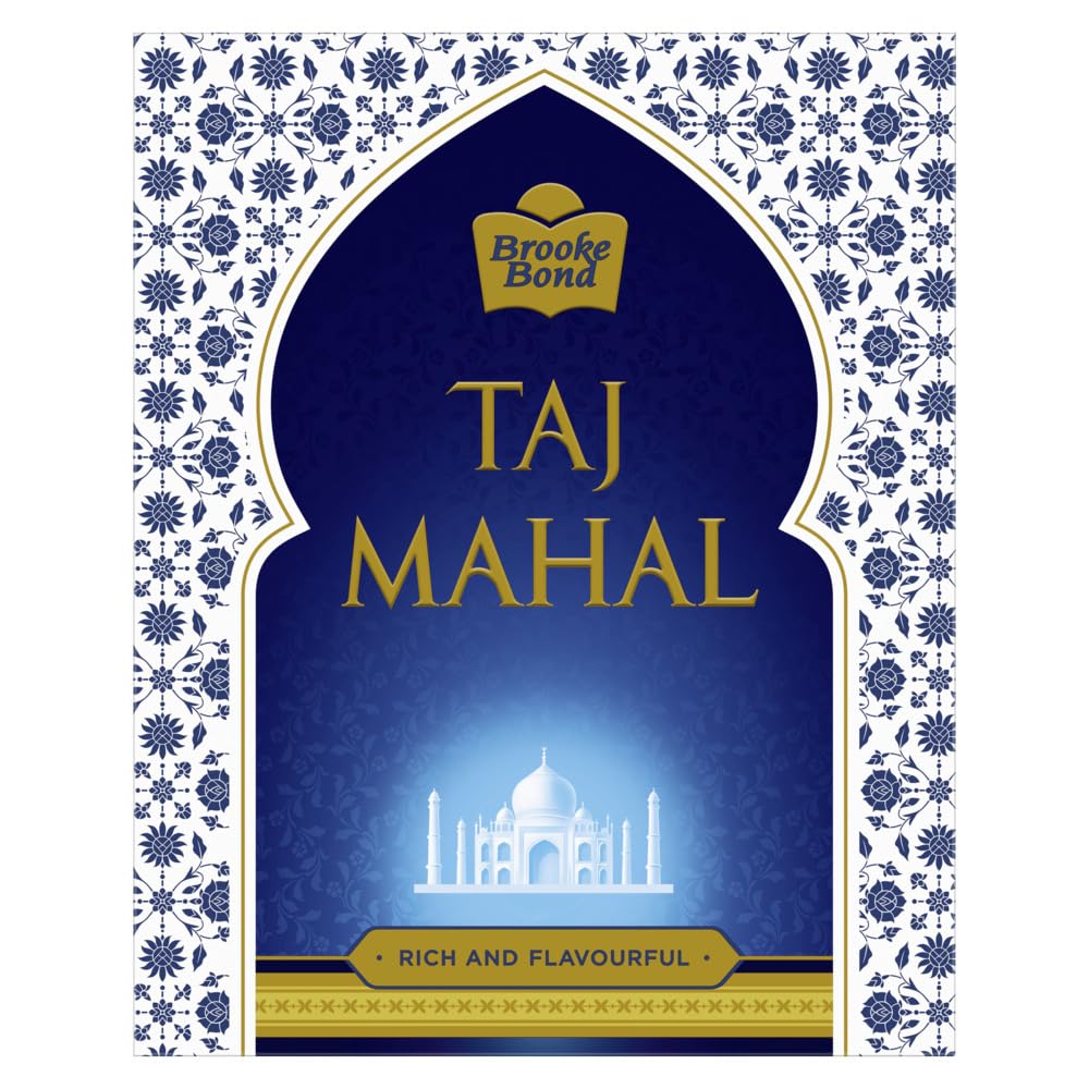 Чайный порошок Taj Mahal South 1 кг Упаковка Премиальный купаж Рассыпные чайные листья Насыщенный ароматный чай Золотисто-оранжевый настой с бодрящим ароматом