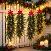 Hanging Ornament Christmas Swag Red Berries Christmas Red Berry Garland  Party Decoration
