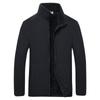 2024 Men Thick Polar Fleece Jacket Autumn Winter Jackets Coat Men Fleece Outerwear Zipper Fleece Stand Collar Thick Jacket Windproof Polar Jackets