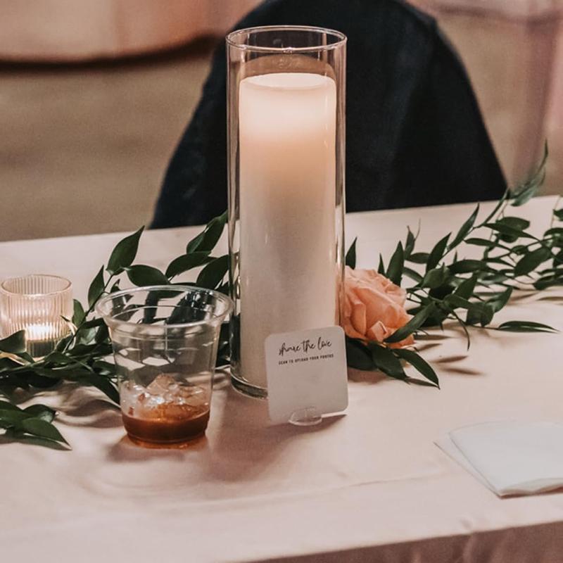 WTEMPO Мини-подставки для карточек, держатели для карточек с именами гостей, прозрачные картонные зажимы для фотографий, держатели номеров столов для вечеринок, офисные ценники, этикетки для меню.