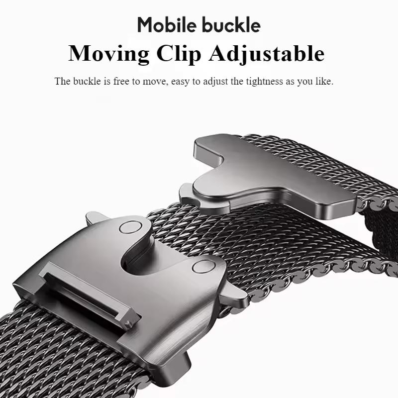 Миланский сетчатый титановый металлический ремешок для Apple Watch Ultra 2/3 49 мм, браслет для iWatch Series 10 9 8 7 6 5 SE 45 мм 44 мм 42 мм