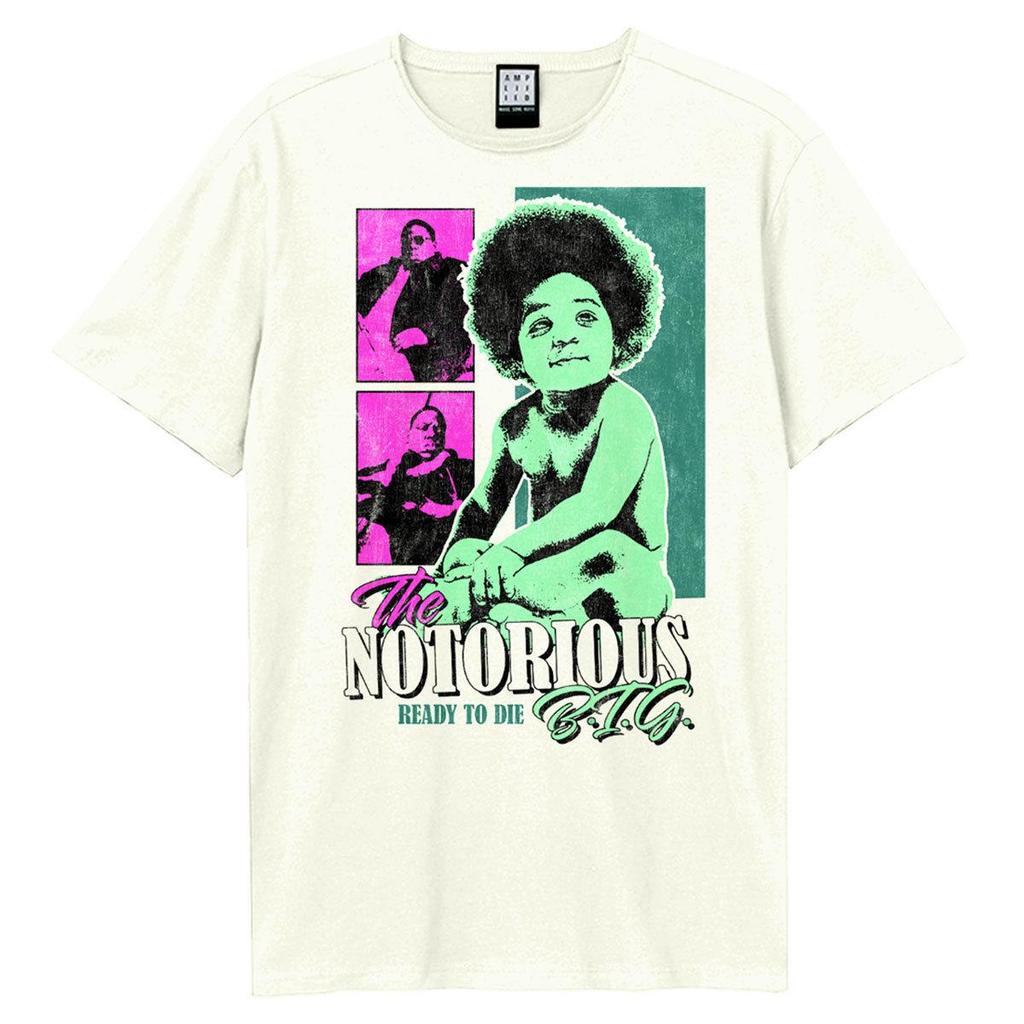 The Notorious B.I.G Unisex Adult Ready To Die Baby Biggie T-Shirt