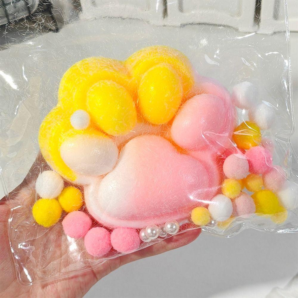 Супер Большяя Мультяшная Игрушка Кошачья Лапа Игрушка-Зажим Кошачья Лапа Медленного Восстановления Рождественский Подарок