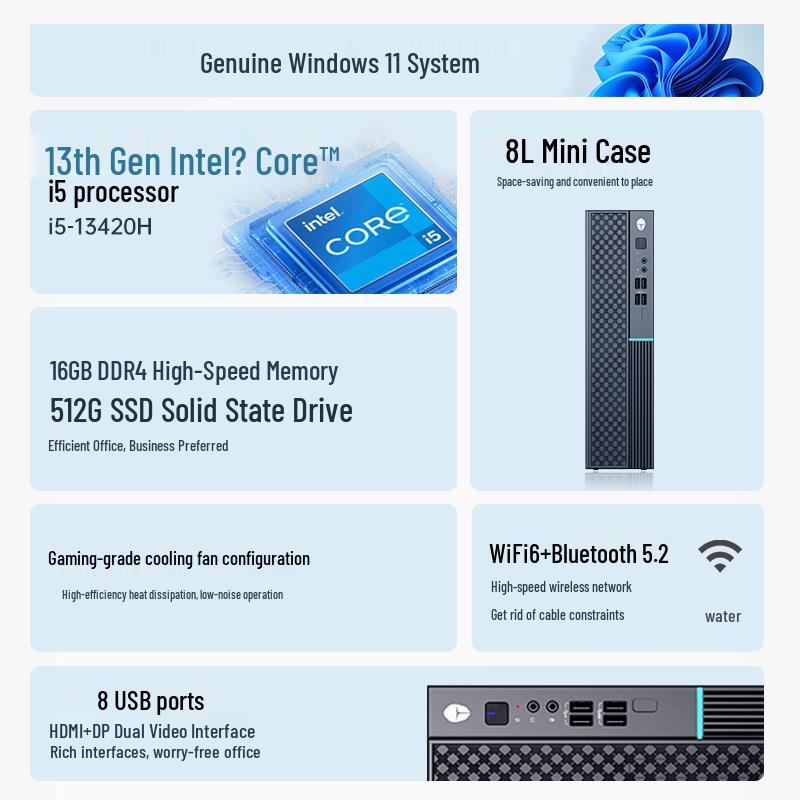 ThundeRobot Borui Business Desktop PC (CN version)