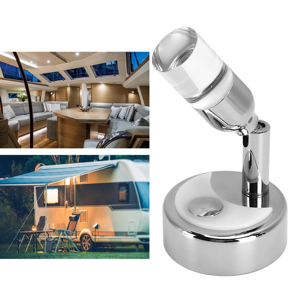 Touch Switch Yacht Reading Lamp Warm White 3000K LED Reading Light Bedside Reading Light  For Boats
