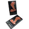3D Metal Snake Cobra logo Car Front Grille Badge Side Fender Rear Trunk Emblem Stickers Auto Styling Accessories